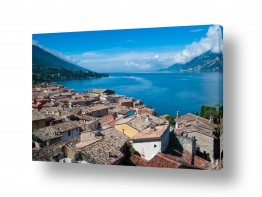 חוצלארץ  travelling abroad איטליה Italy  | עיירה ליד האגם