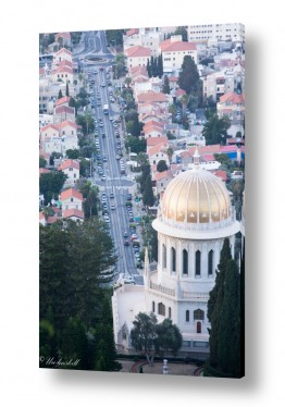 נופים בישראל Israel- landscapes חיפה    Haifa | הבהאים ובן גוריון