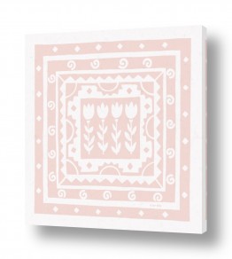 מדבקות קיר מדבקות קיר לסלון | נוף אתני בורוד