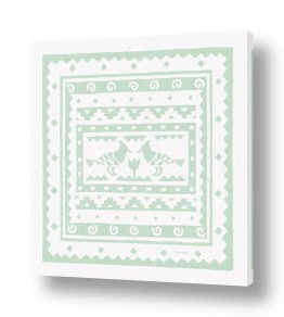 ציורים ורדה ליבני | נוף אתני בירוק