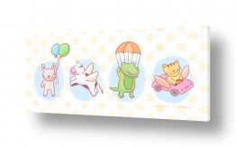 ציורים ורדה ליבני | חיות מתוקות בשמיים