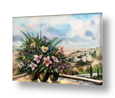 צבעים פופולארים צבע אפור | פרחים על הגג
