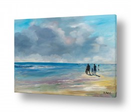 ציורים ציורים מים וים | בחוף הים