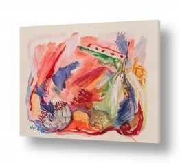 ציורי אבסטרקט אבסטרקט בצבעי מים | אבסטרקט צבעוני